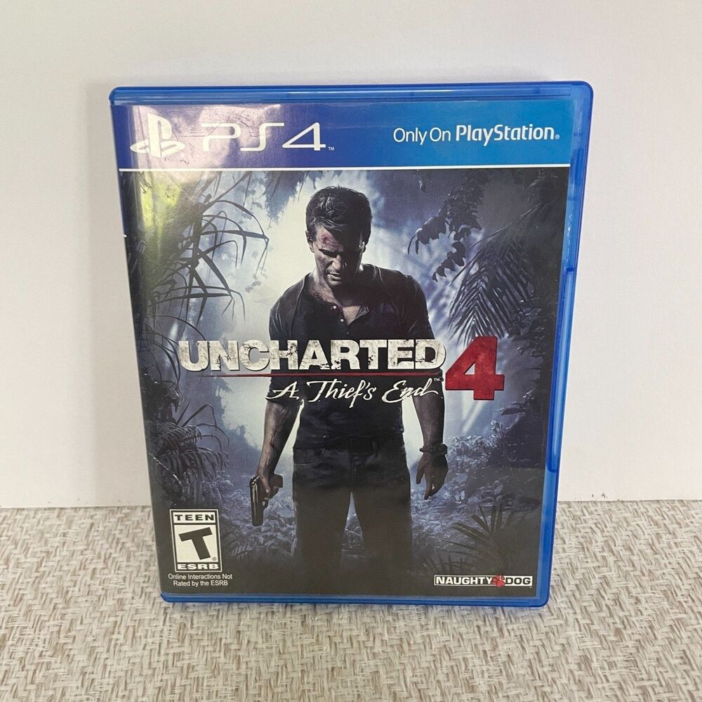 Uncharted 4 A Thief's End Video Game for Sony Playstation 4